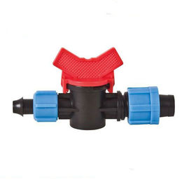 Fermez à clef les garnitures de bande d'égouttement d'utilisation la valve que rouge de bande d'égouttement de poignée pour le tuyau se relient