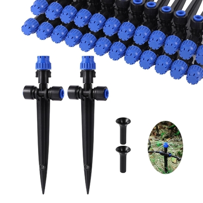 Système d'eau réglable à 360 degrés goutte-à-goutte pour tubes 1/4 pouce Quick Connect