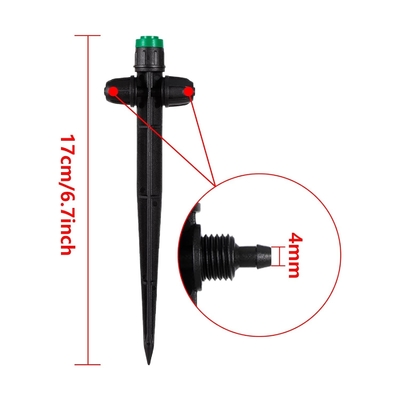 Des gouttières d'irrigation réglables pour système d'irrigation de hauteur 6,5 pouces 16,5 cm
